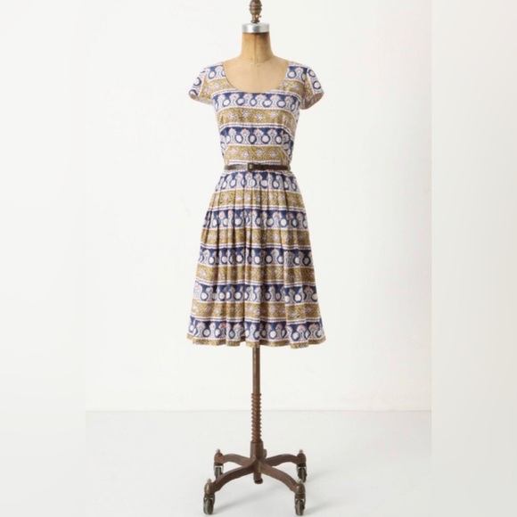 Anthropologie Corey Lynn Calter Sugared Fit & Flare Dress - Picture 2 of 9